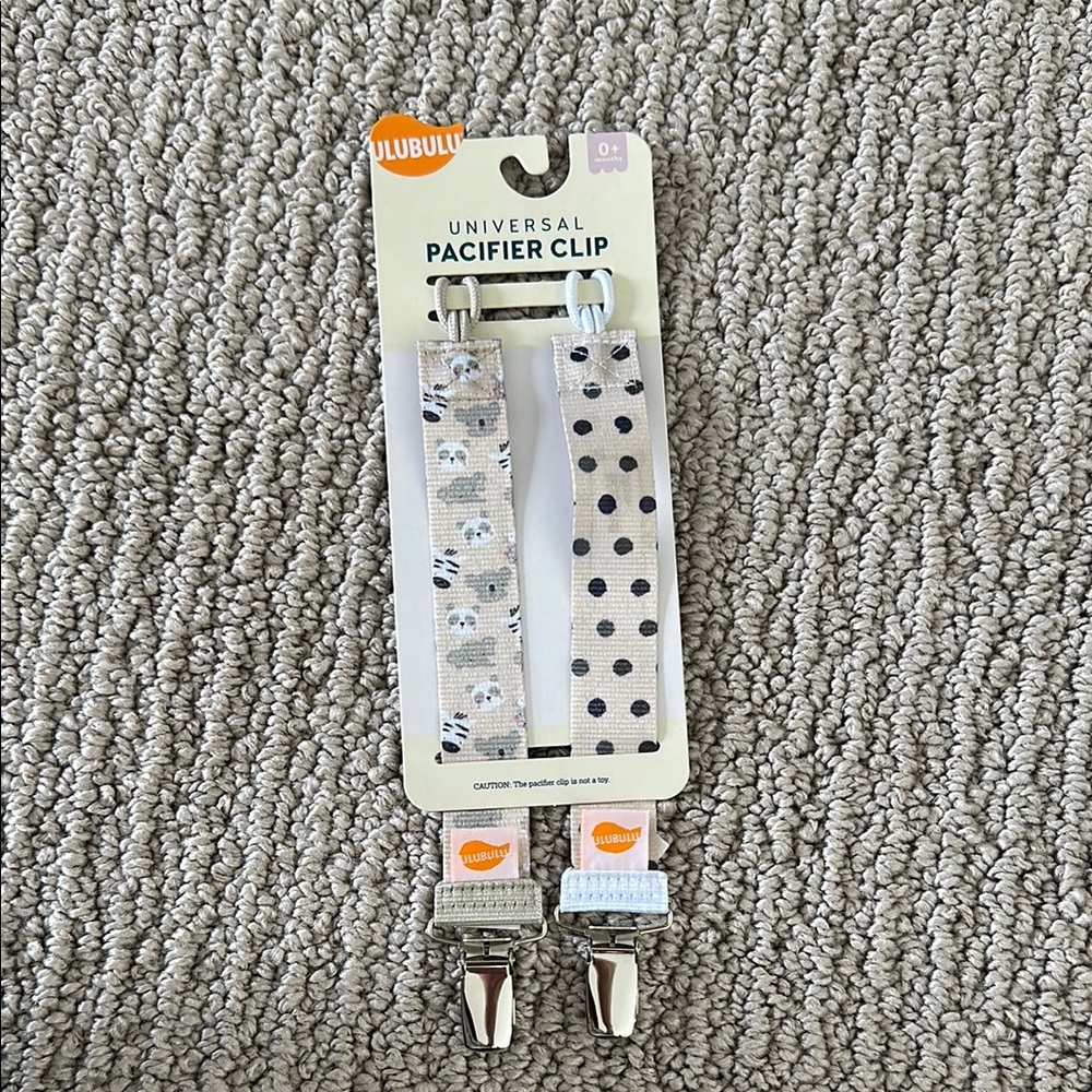 Ulubulu Universal Pacifier Clip Set